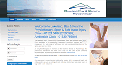 Desktop Screenshot of lbpphysiotherapy.co.uk